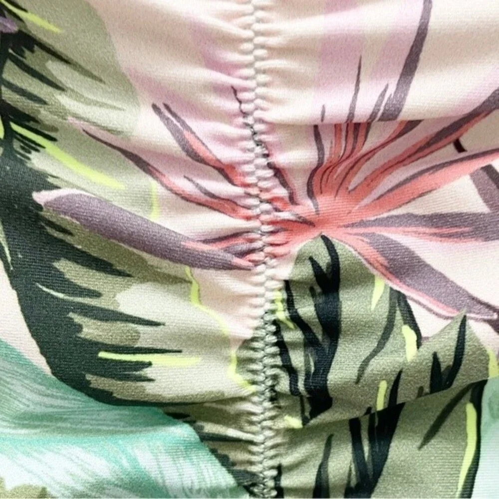 NWT PQ Swim Bahamas Basic Ruched Teeny Cut Bikini Bottoms Size Medium PILYQ NEW